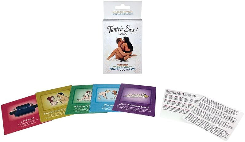 KHEPER GAMES Tantrischer Sex – Karten-Set für Paare, 50 Karten