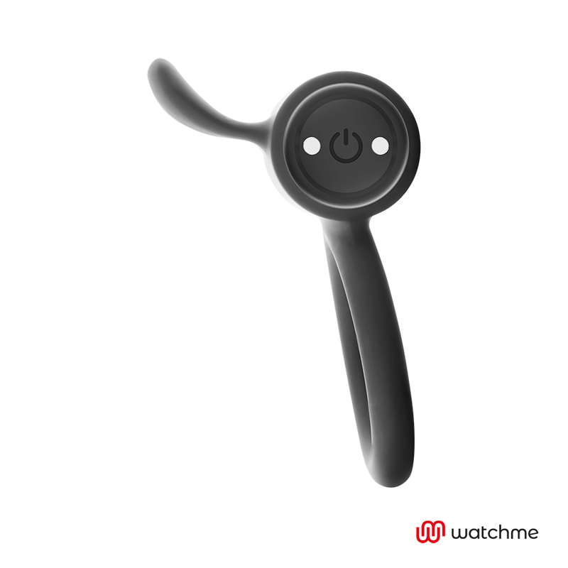 BLACK&SILVER – Vibrationsring mit Watchme-Fernbedienung