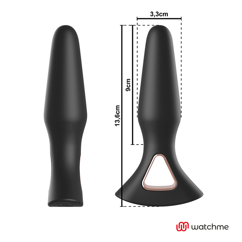 ANBIGUO Alexandru – Analplug-Vibrator mit Watchme-Fernbedienung
