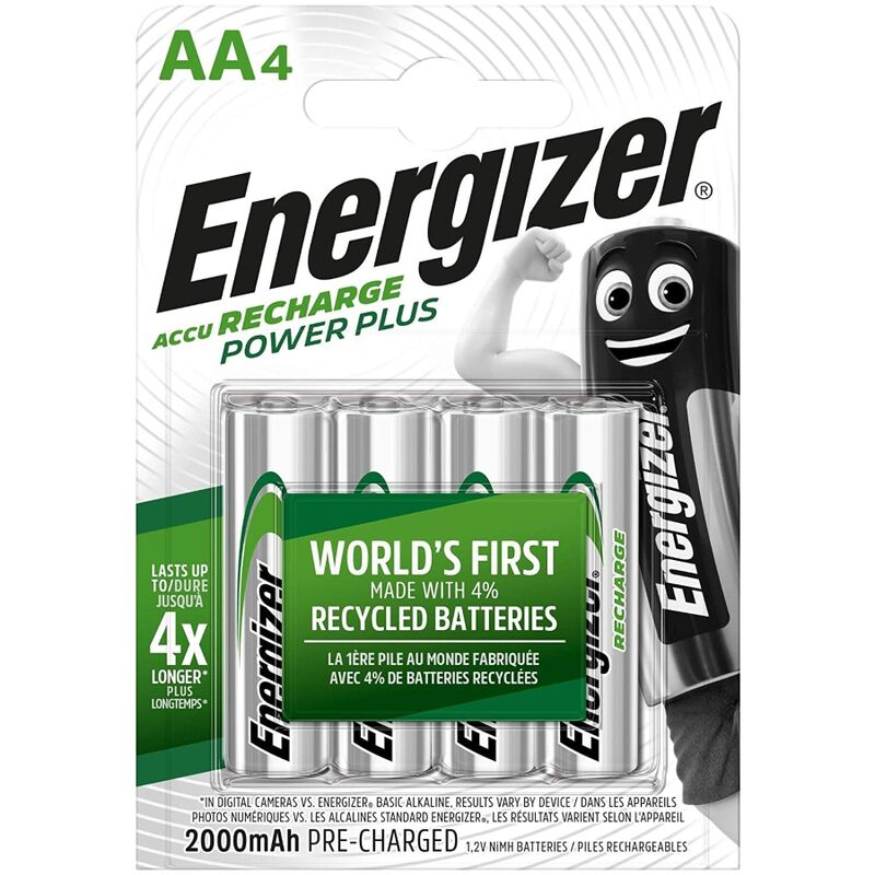ENERGIZER – Wiederaufladbare Batterien AA 4er-Pack