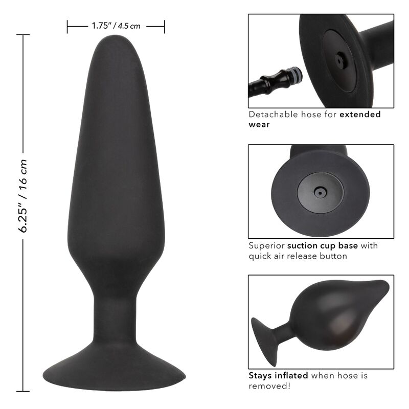 CALEXOTICS – XL Aufblasbarer Analstecker aus Silikon