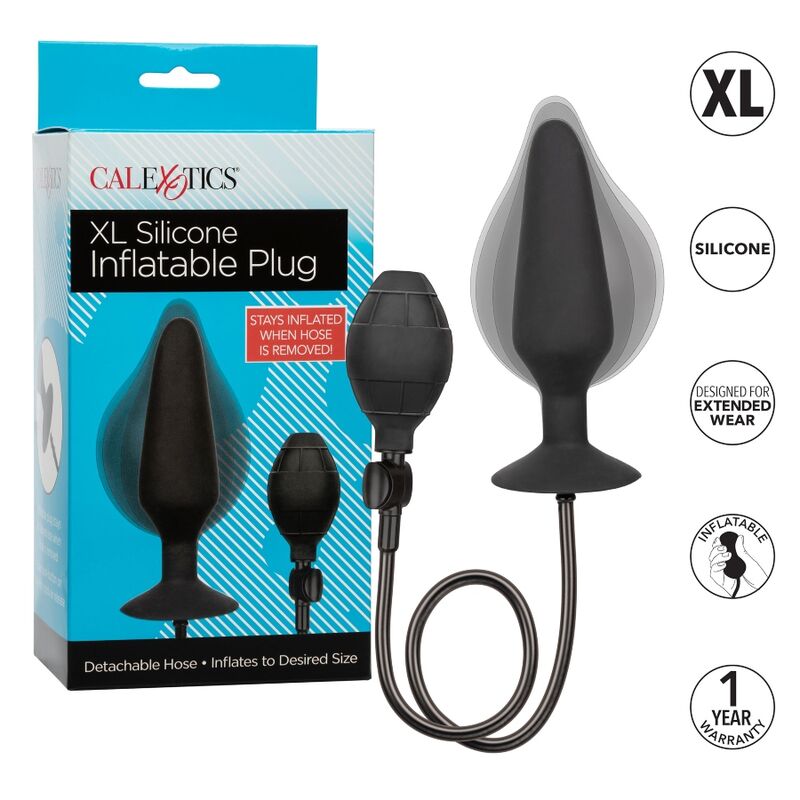CALEXOTICS – XL Aufblasbarer Analstecker aus Silikon