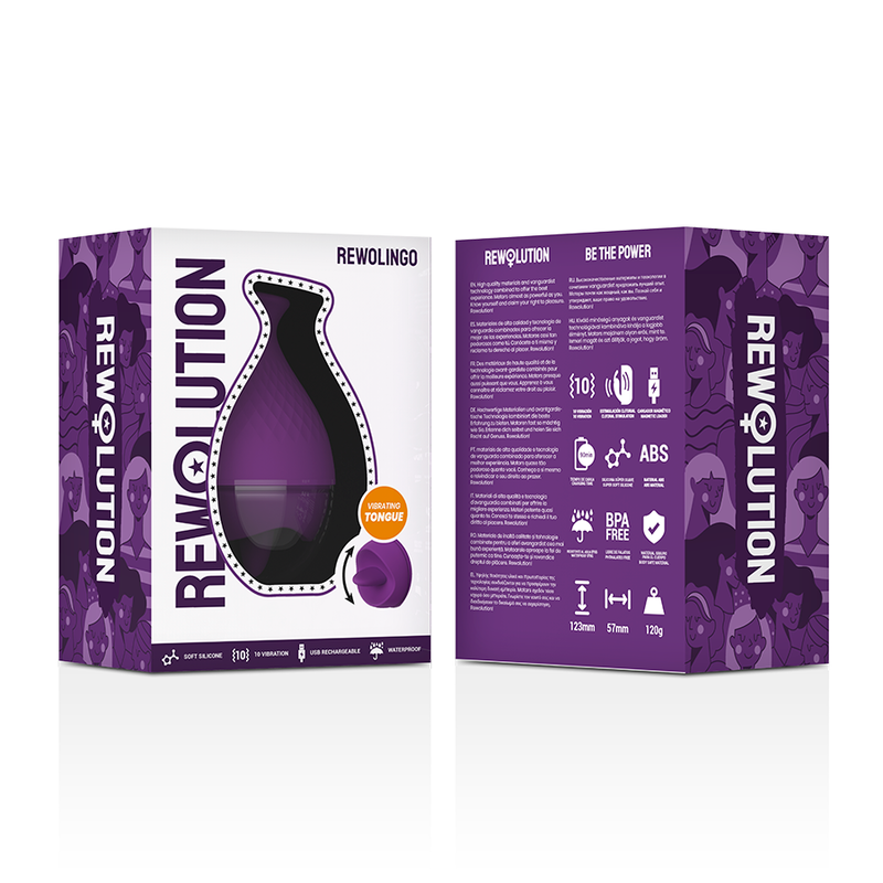 REWOLUTION RewoLingo – Vibrator with tongue
