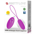 PRETTY LOVE Joanna – Vibrating egg remote control 12 modes