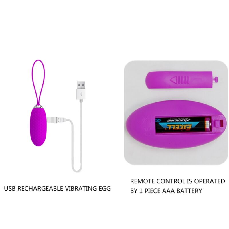 PRETTY LOVE Joanna – Vibrating egg remote control 12 modes