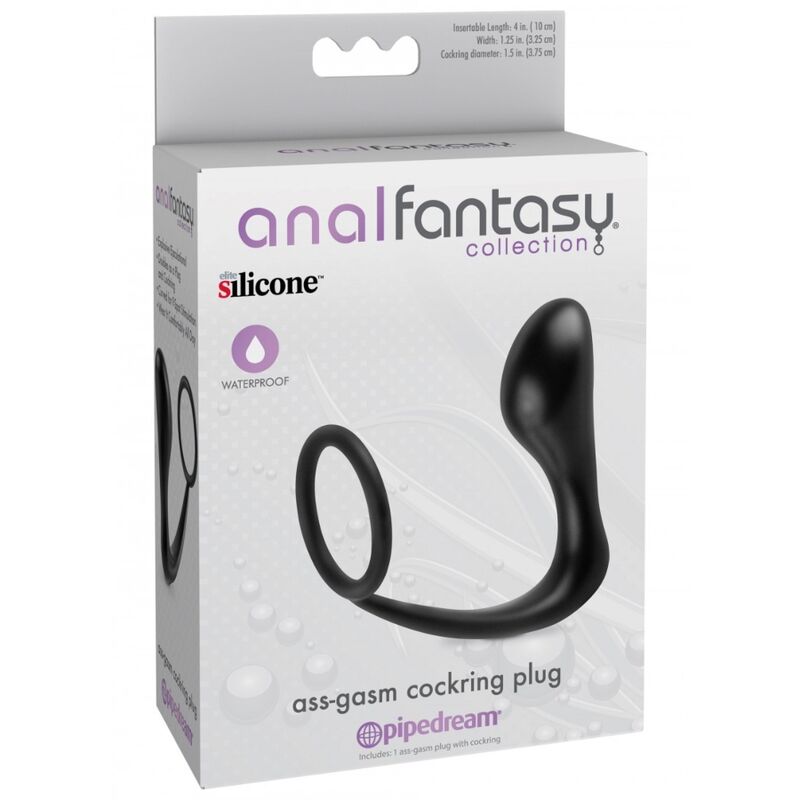 ANAL FANTASY Ass-Gasm – Analplug mit Penisring