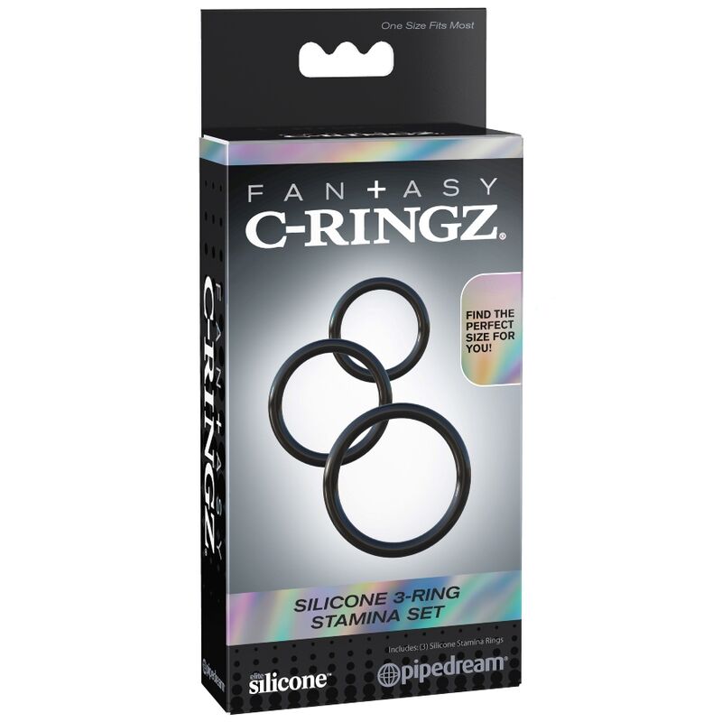Fantasy C-Ringz – Silikon 3-Ring Stamina Set