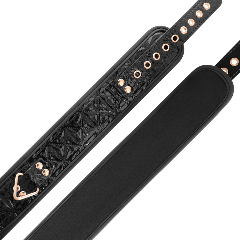 BEGME Black Edition – Premium-Halsband aus veganem Leder