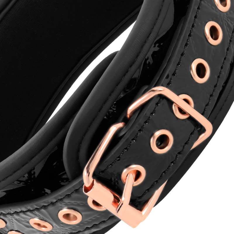 BEGME Black Edition – Premium-Halsband aus veganem Leder
