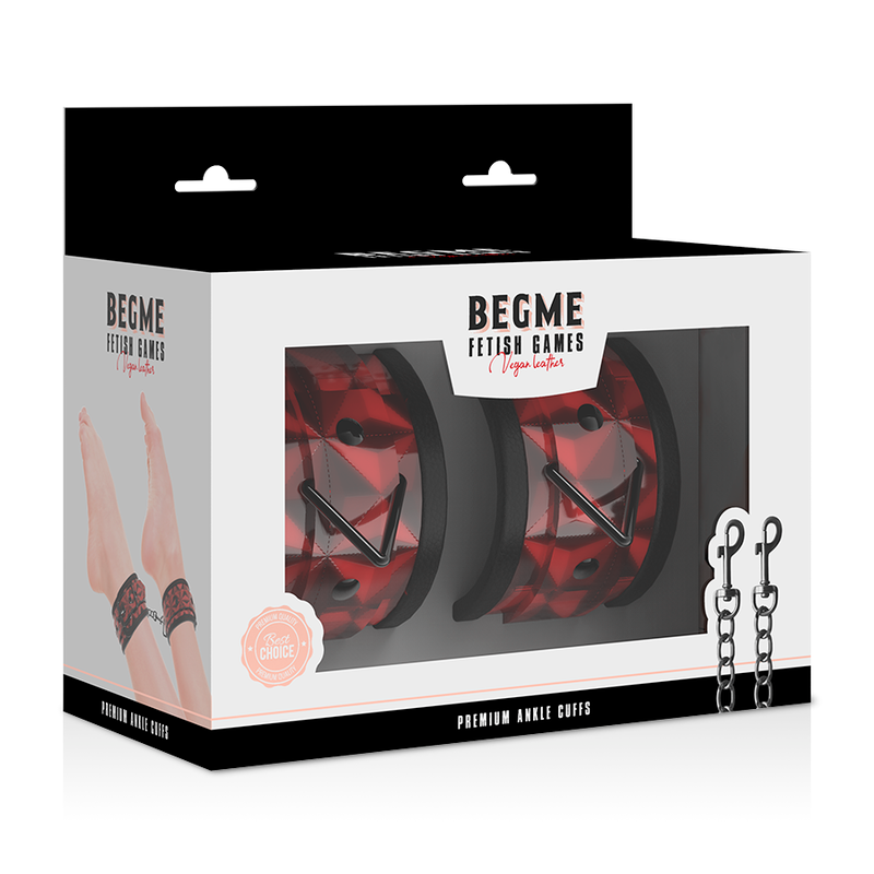BEGME Red Edition – Premium ankle cuffs with neoprene lining