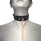 COQUETTE CHIC DESIRE FANTASY – Sklaven-Halsband mit Leine, veganes Leder