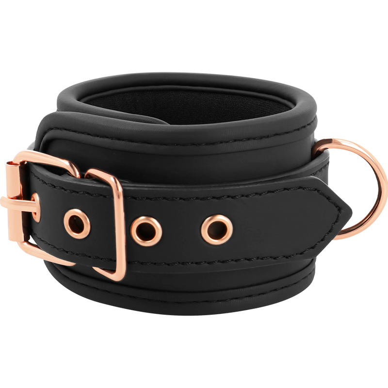 COQUETTE CHIC DESIRE FANTASY – Handschellen aus veganem Leder mit Neoprenfutter