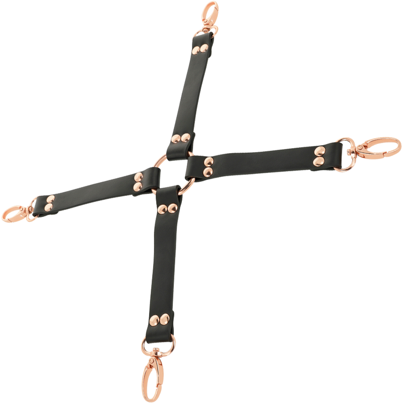 COQUETTE CHIC DESIRE FANTASY – Hogtie-Verbindung aus veganem Leder