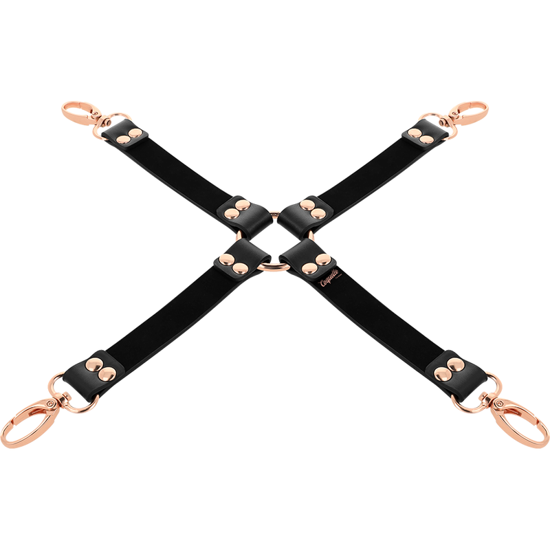 COQUETTE CHIC DESIRE FANTASY – Hogtie-Verbindung aus veganem Leder