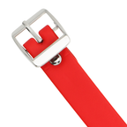 COQUETTE CHIC DESIRE – Red vegan leather necklace woman fetish accessory