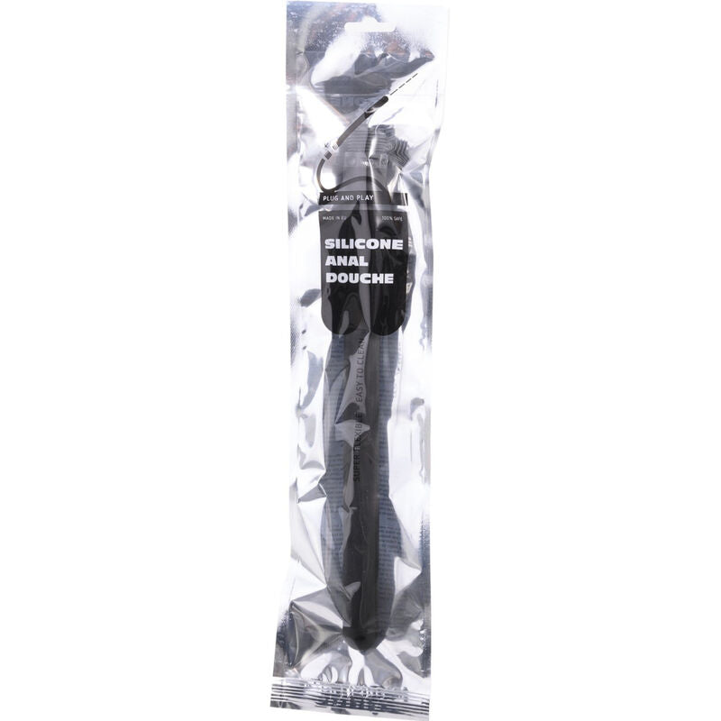 ALL BLACK – Analdusche aus Silikon, 27 cm