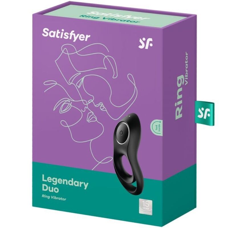 SATISFYER – VIBRATORE AD ANELLO DUO LEGGENDARIO NERO
