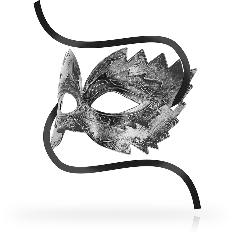 OHMAMA Maske – venezianischer Stil, silber