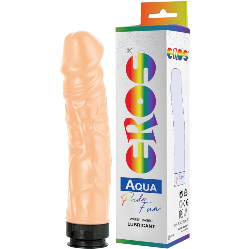 Pride Eros Aqua – Dildo mit Gleitgel auf Wasserbasis, 23,5 cm