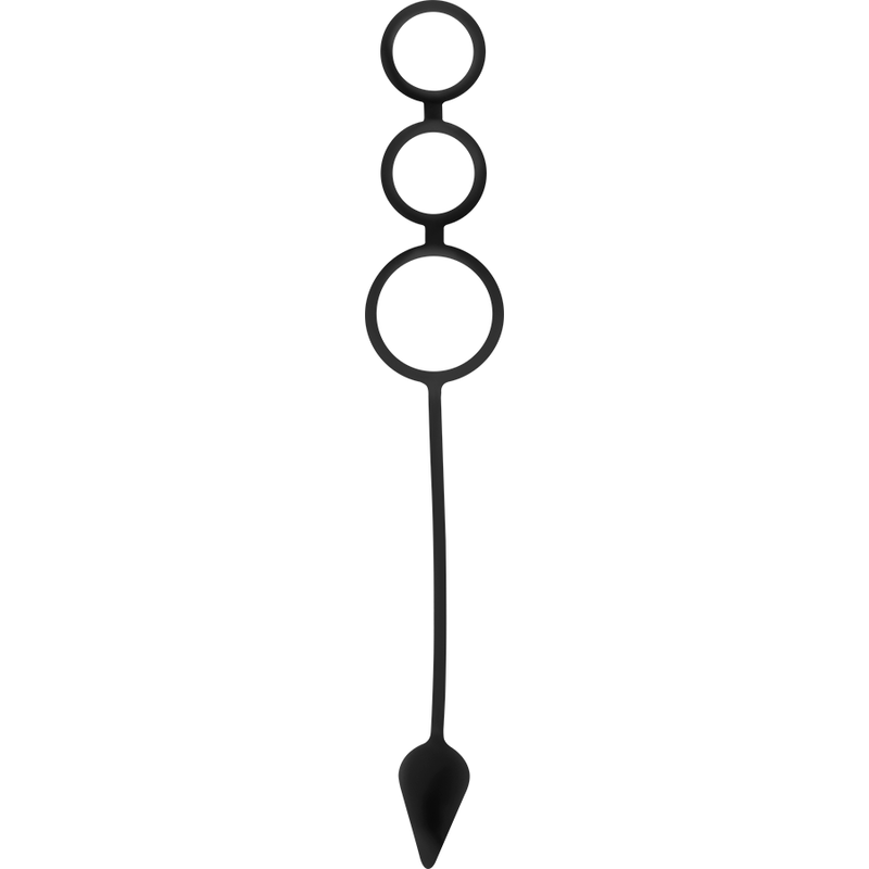 Ohmama Fetish – 3-in-1-Set: Penisring, Hodenring und Analplug