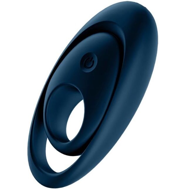SATISFYER Glorious Duo – Penisring-Vibrator, blau