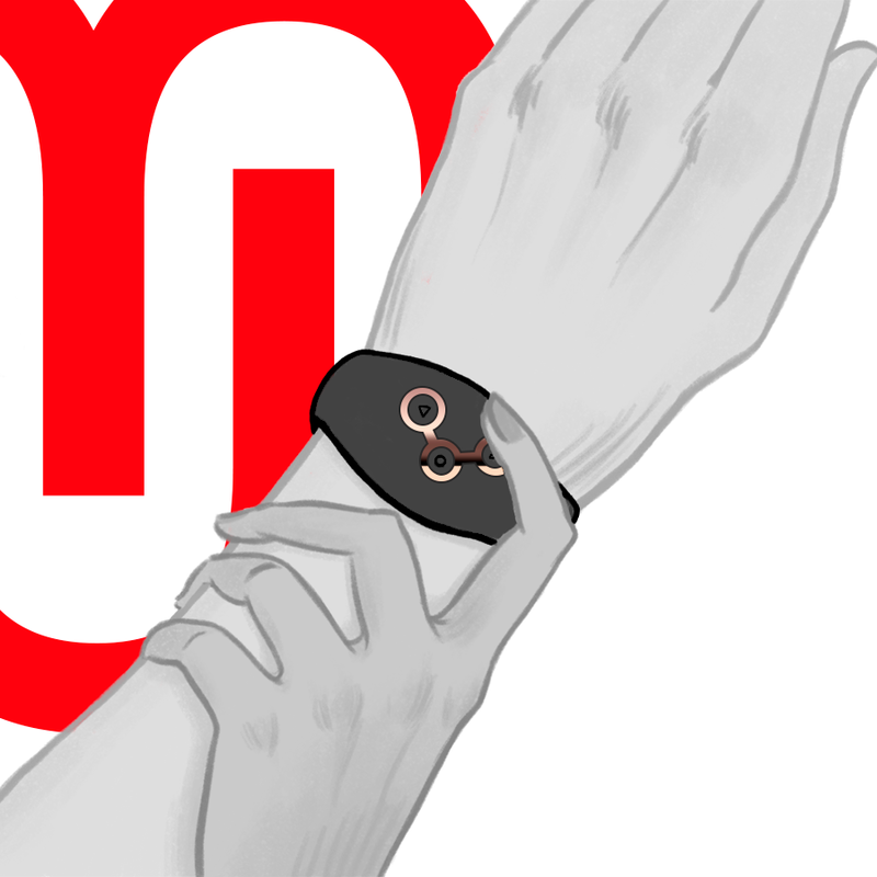WATCHME – Wireless technology watch Jet black and copper