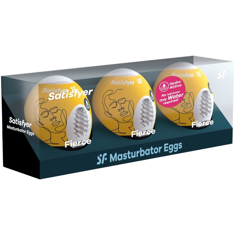 SATISFYER Fierce – 3er-Set Masturbator-Eier