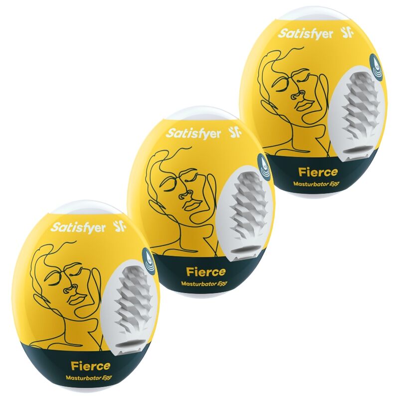SATISFYER Fierce – 3er-Set Masturbator-Eier
