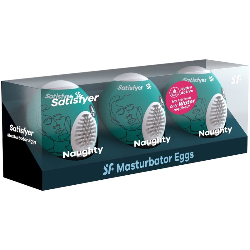 SATISFYER Naughty – 3er-Set Masturbator-Eier