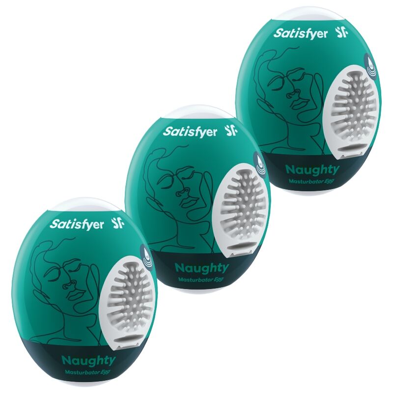SATISFYER Naughty – 3er-Set Masturbator-Eier