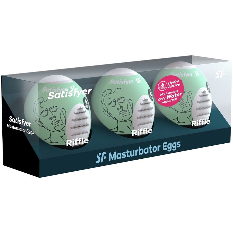 SATISFYER Riffle – 3er-Set Masturbator-Eier