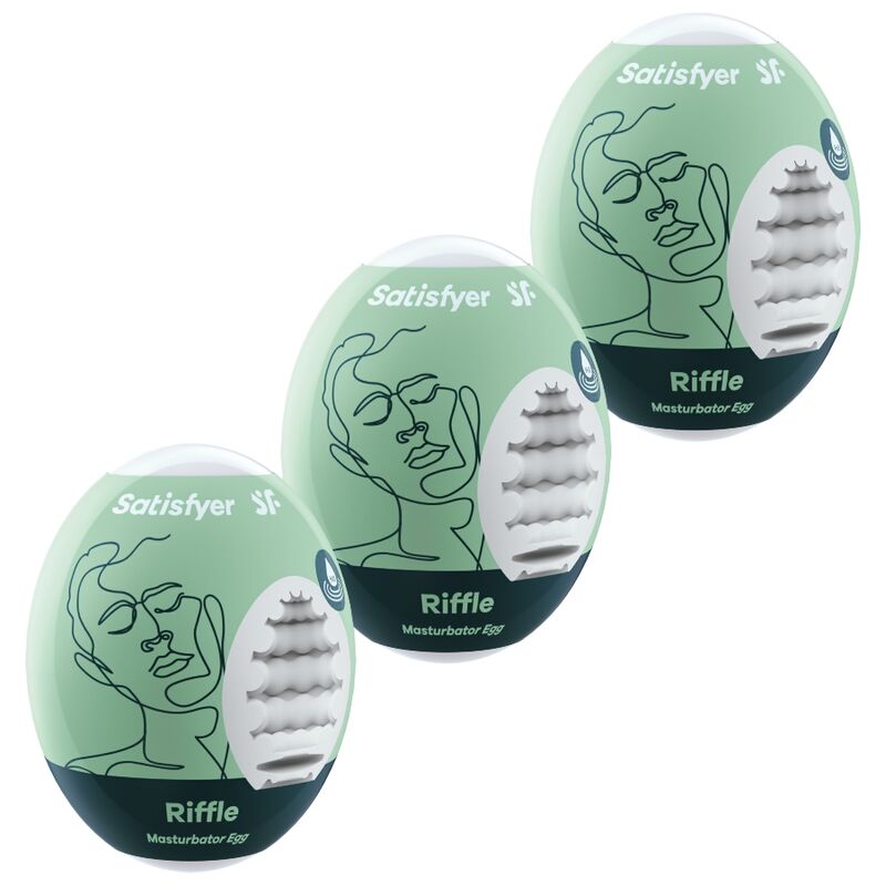 SATISFYER Riffle – 3er-Set Masturbator-Eier
