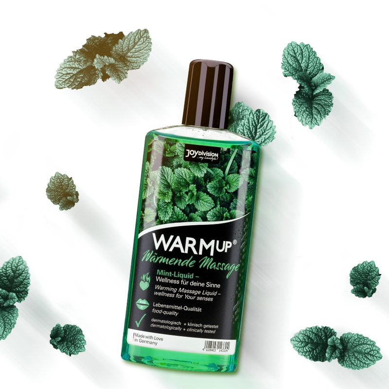 Joydivision Warmup – Wärmendes Massagegel Minze, 150 ml