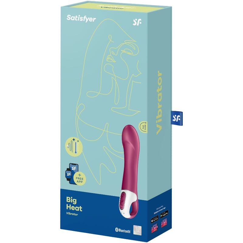 SATISFYER Big Heat – Beheizter G-Punkt-Vibrator