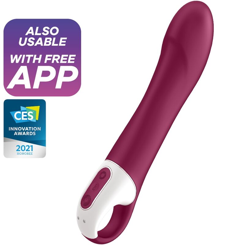 SATISFYER Big Heat – Beheizter G-Punkt-Vibrator