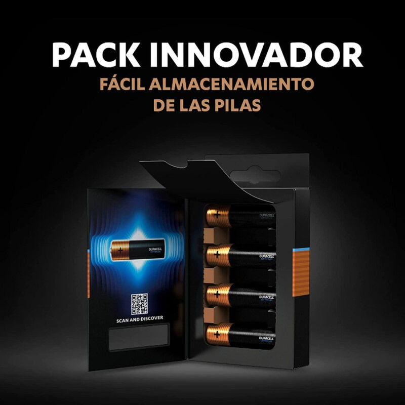 DURACELL – Optimum 200 Alkaline-Batterie AA LR6, 4 Stück