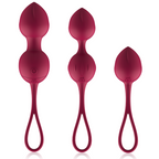 CICI BEAUTY – PREMIUM SILICONE 3 PERLES DE KEGEL VIBRANTES TÉLÉCOMMANDE