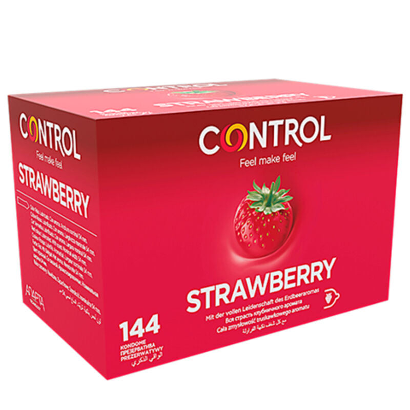 CONTROL – PRÉSERVATIFS ADAPTA FRAISE 144 UNITÉS