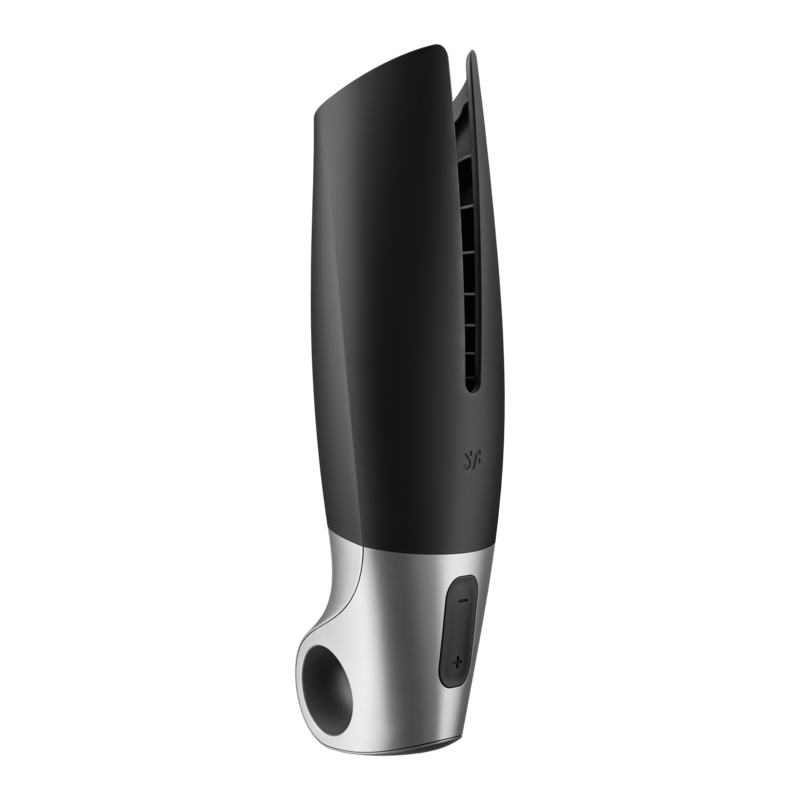 SATISFYER Power Masturbator – mit App, schwarz