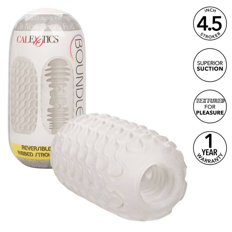 CALEXOTICS – STROKER CÔTELÉ RÉVERSIBLE