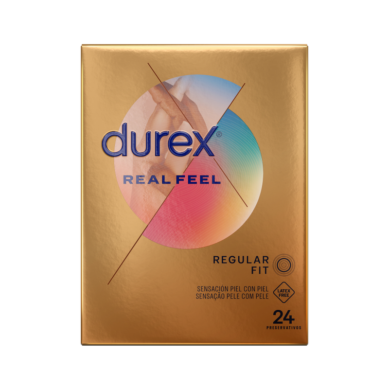 DUREX Real Feel – Latexfreie Kondome, 24 Stück