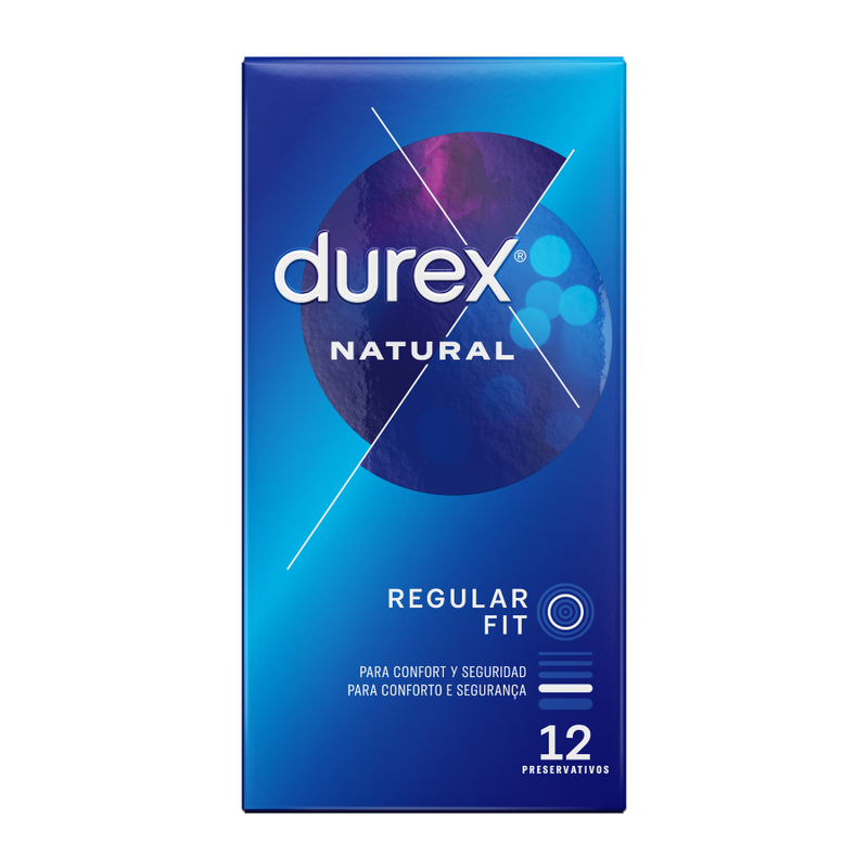 DUREX Natural Plus – Kondome, 12 Stück