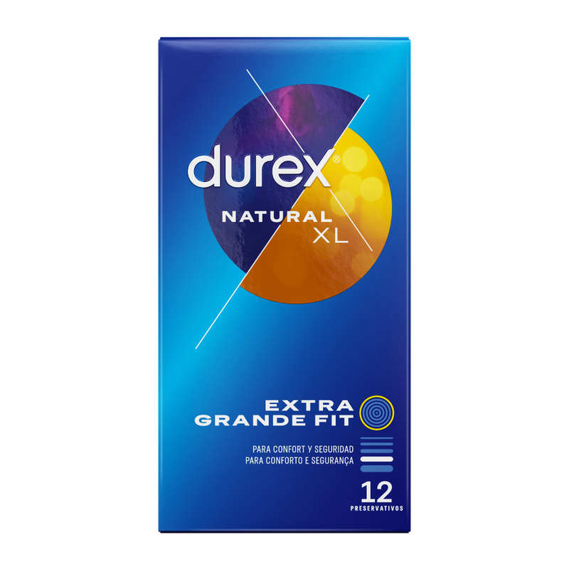 DUREX Natural XL – Kondome, 12 Stück