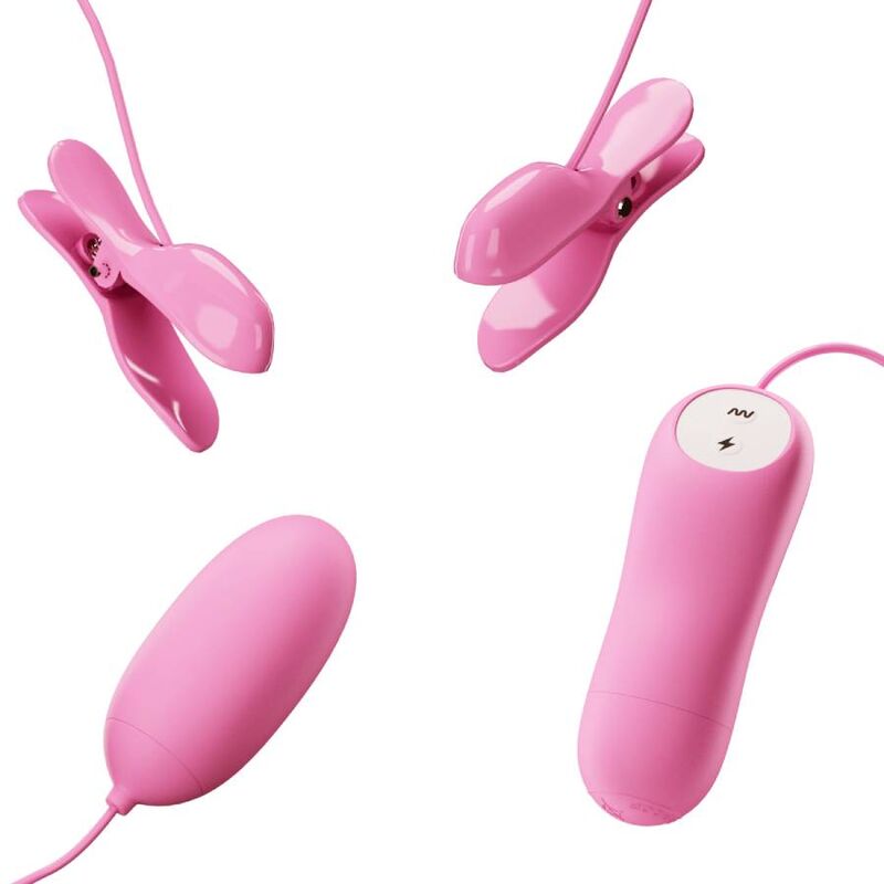 PRETTY LOVE Pinzette – mit Vibration und Elektroschock-Effekt, rosa