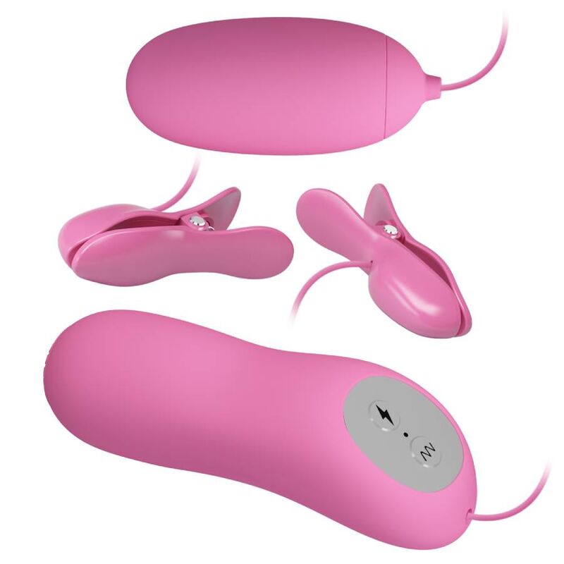 PRETTY LOVE Pinzette – mit Vibration und Elektroschock-Effekt, rosa