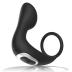 BLACK&SILVER – REMOTE CONTROL ANAL MASSAGER RECHARGEABLE SILICONE BLACK