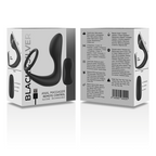 BLACK&SILVER – REMOTE CONTROL ANAL MASSAGER RECHARGEABLE SILICONE BLACK