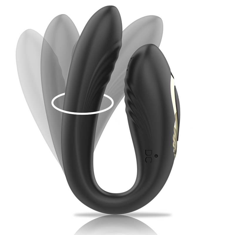Ibiza Wave – Doppio vibratore rotante con telecomando