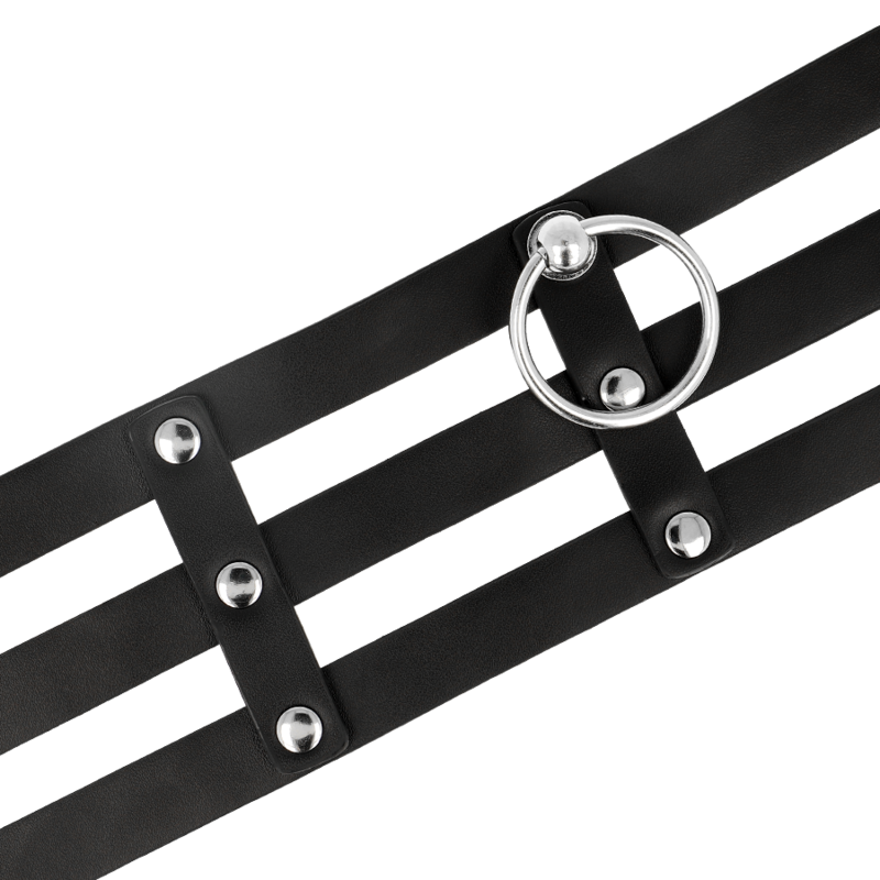 COQUETTE CHIC DESIRE – Fetish style vegan leather choker