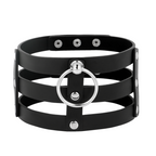 COQUETTE CHIC DESIRE – Fetish style vegan leather choker
